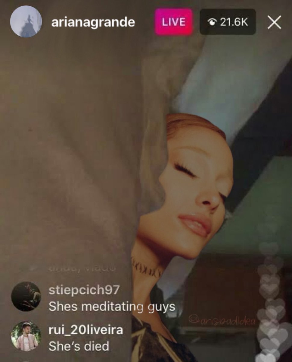 shes just meditating