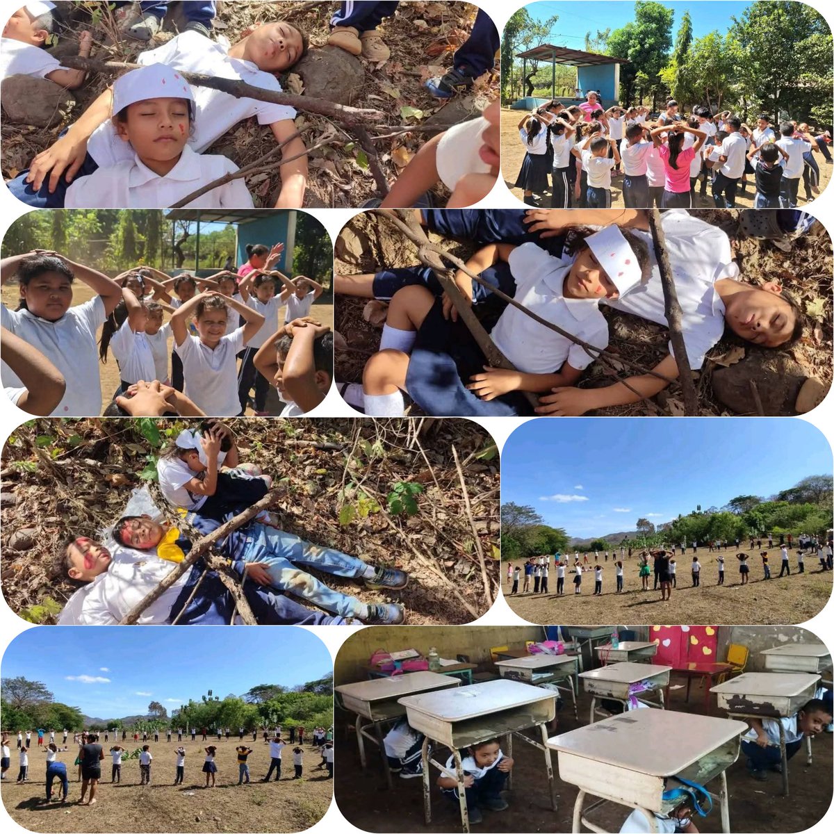 Niñ<a href="/s/">『S』</a> de las Escuela El Bejuco y Santa Rosa del Municipio El Viejo, Chinandega.
Participaron en el I Ejercicio Nacional de Preparación para Proteger la Vida ante Situaciones Multiamenazas.

#UnidosEnVictorias #SinapredSomosTodos
<a href="/CDSINAPRED/">SINAPRED Nicaragua</a> <a href="/minednicaragua/">Ministerio de Educación Nicaragua</a> <a href="/noelia_arauz/">𝙼𝚊𝚛í𝚊 𝙽𝚘𝚎𝚕𝚒𝚊 𝙰𝚛á𝚞𝚣🇳🇮</a>