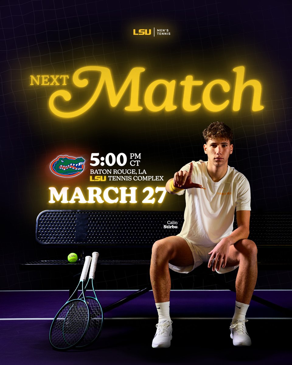 LSU Men's Tennis tweet media