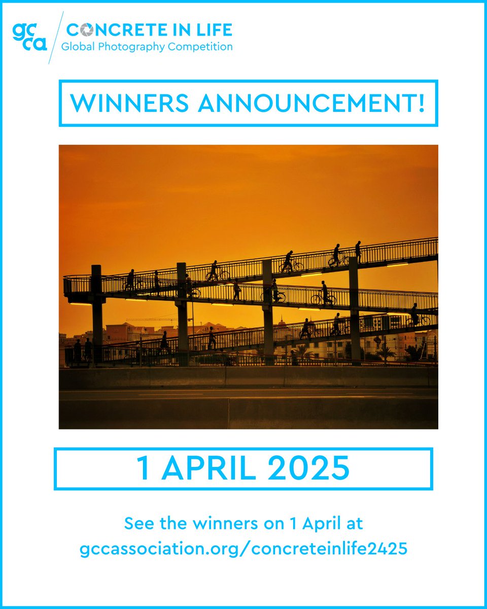 theGCCA's tweet photo. 🏆 We will announce our #ConcreteInLife2425 winners on 1 April! So check our accounts then to see who has won the prizes.
The top prize is $10,000! 💵

This photo is by our very first #ConcreteInLife winner Rolando Batacan of the  Al Aweer Vegetable and Fruit Market in Dubai. 🤩

#PhotoOfTheDay #PhotographyCompetition #PhotographyLover #Cement #Architecture #ArchitecturePhotography #Infrastructure #UrbanPhotography #InfrastructurePhotography
