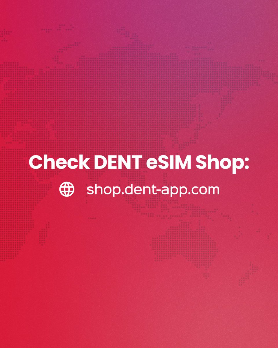 🖥️ No App? No Problem!  Now, you can purchase DENT Worldwide data directly from your desktop. 🎉 When you're on the go, use the DENT app to monitor your data balance and top up if necessary: shop.dent-app.com 
#esim #dent #travelhacks #travel #roaming #simcard #5g