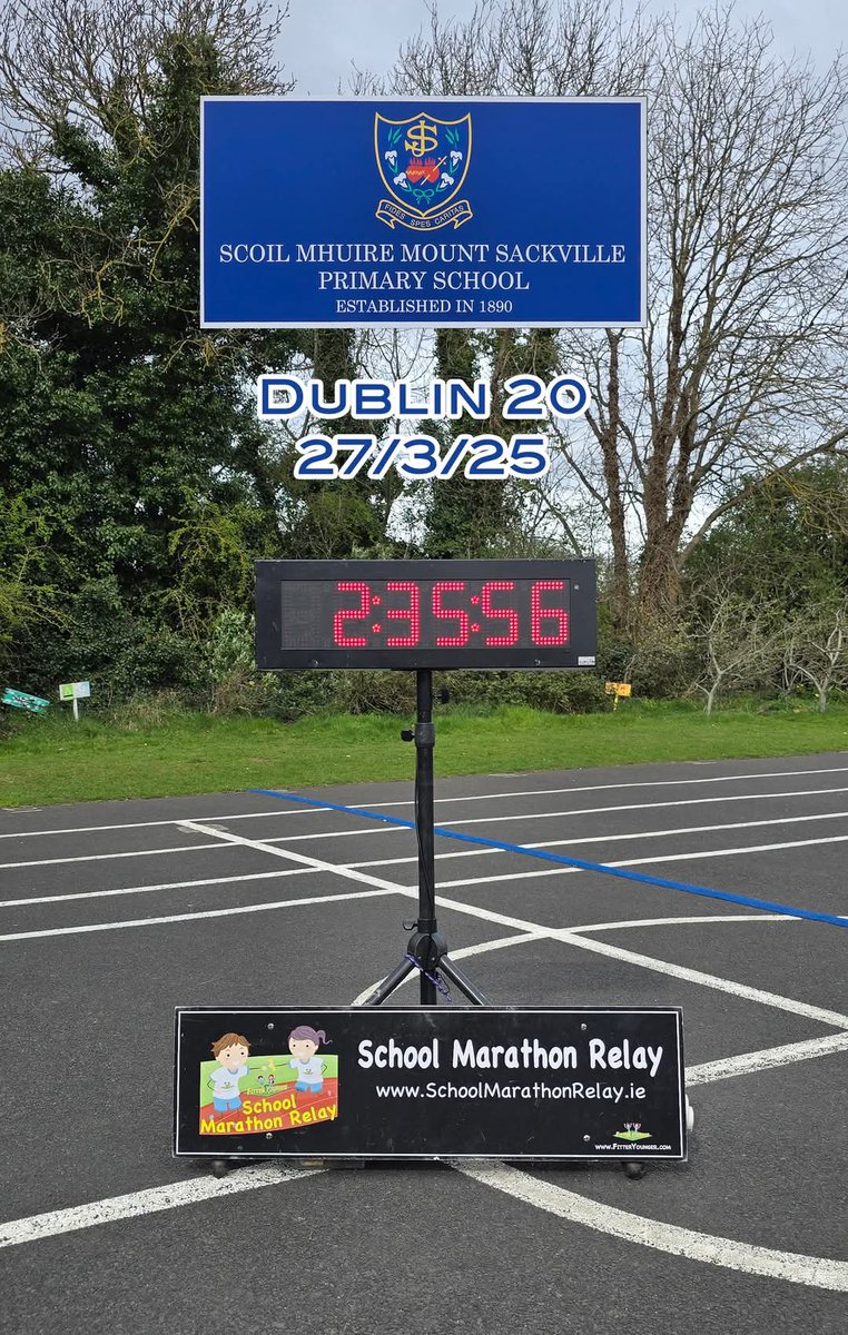 Fitter Younger (@fitteryounger) on Twitter photo <a href="/fitteryounger/">Fitter Younger</a> was at <a href="/scoilmhuiremou1/">scoilmhuiremountsackville</a> today where the girls ran the #SchoolMarathonRelay fundraising event. Well done everyone who took part!! #FitterYounger #fullschoolevent #getkidsrunning #fitkids #marathon #ActiveSchool #runrunrun
SchoolMarathonRelay.ie <a href="/fitteryounger/">Fitter Younger</a> was at <a href="/scoilmhuiremou1/">scoilmhuiremountsackville</a> today where the girls ran the #SchoolMarathonRelay fundraising event. Well done everyone who took part!! #FitterYounger #fullschoolevent #getkidsrunning #fitkids #marathon #ActiveSchool #runrunrun
SchoolMarathonRelay.ie