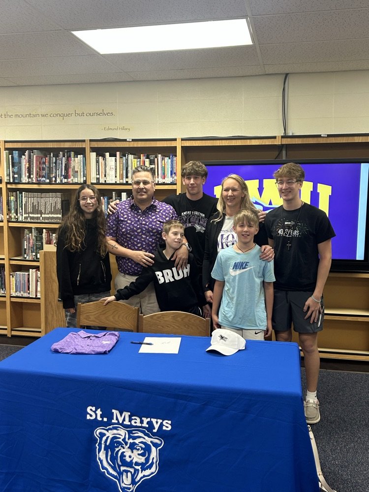 Congratulations to Alex Gallegos on signing his National Letter of Intent to play golf at Kansas Wesleyan University!