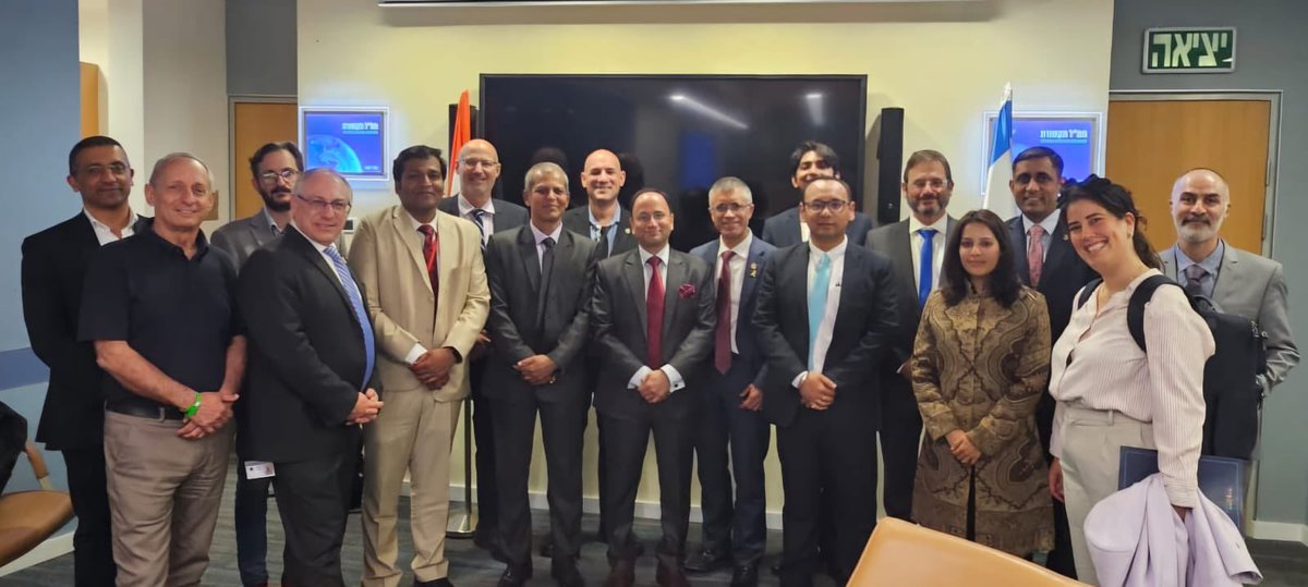 Indian delegation led by Joint Secretary (CD) Amit Shukla participated in the 1st India-Israel Cyber Policy Dialogue held at Jerusalem. Both sides discussed cooperation in various areas of cyber policy &amp; governance.

<a href="/MEAIndia/">Randhir Jaiswal</a> <a href="/IsraelMFA/">Israel Foreign Ministry</a> <a href="/Israel_Cyber/">Cyber Israel - מערך הסייבר הלאומי</a>