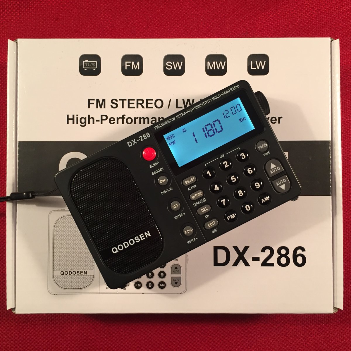 todderbert's tweet photo. The Qodosen DX-286 AM FM LW Shortwave Radio for $67.99!
(paid links) As an Amazon Associate I earn from qualifying purchases.
Prime Spring Deal at Amazon USA: https://t.co/sfNjPC5jvn
The Qodosen DX-286 w/2-18650s $76.49 at Amazon USA: https://t.co/aQ3xlA6FcB
#qodosen #shotwave https://t.co/kBtkrr1TJU