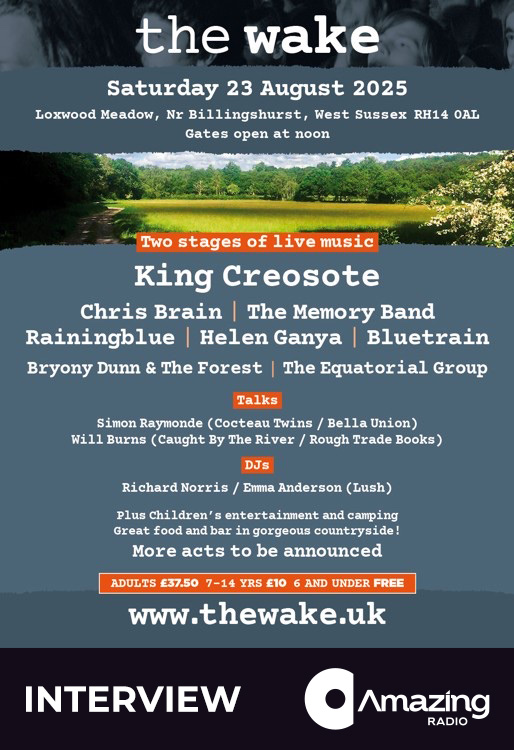 Information about The Wake festival tonight if you lock into <a href="/shellzenner/">🐚 Shell Zenner 🐚</a> from 7pm - We'll also find some space for cuts from @Charlotteoc <a href="/drewthomasmusic/">Drew Thomas</a> <a href="/EwanSim_/">Ewan Sim</a> <a href="/flowoflies/">Flow of Lies</a> <a href="/thebandFRA/">FRA!</a> <a href="/munanisaverage/">Munanisaverage</a> <a href="/naturetvband/">Nature TV</a> <a href="/smalltalk_bnd/">Small Talk</a> <a href="/MusicZuso/">Zuso_Music</a> amazingradio.com/shows/shellzen…