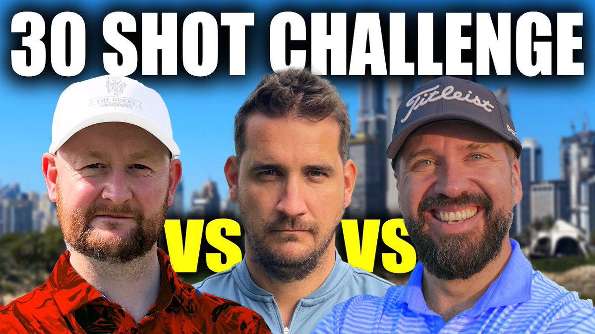 Matt Fryer Golf (@mattfryergolf) on Twitter photo 🚨NEW VIDEO ALERT🚨
The 30 Shot Challenge Dubai Special! Peter Finch v Matt Fryer v Andy Carter
youtu.be/YTXKNls_HXk
<a href="/PeterFinchGolf/">Peter Finch</a> <a href="/carters_golf/">Andy Carter Golf</a> 🚨NEW VIDEO ALERT🚨
The 30 Shot Challenge Dubai Special! Peter Finch v Matt Fryer v Andy Carter
youtu.be/YTXKNls_HXk
<a href="/PeterFinchGolf/">Peter Finch</a> <a href="/carters_golf/">Andy Carter Golf</a>