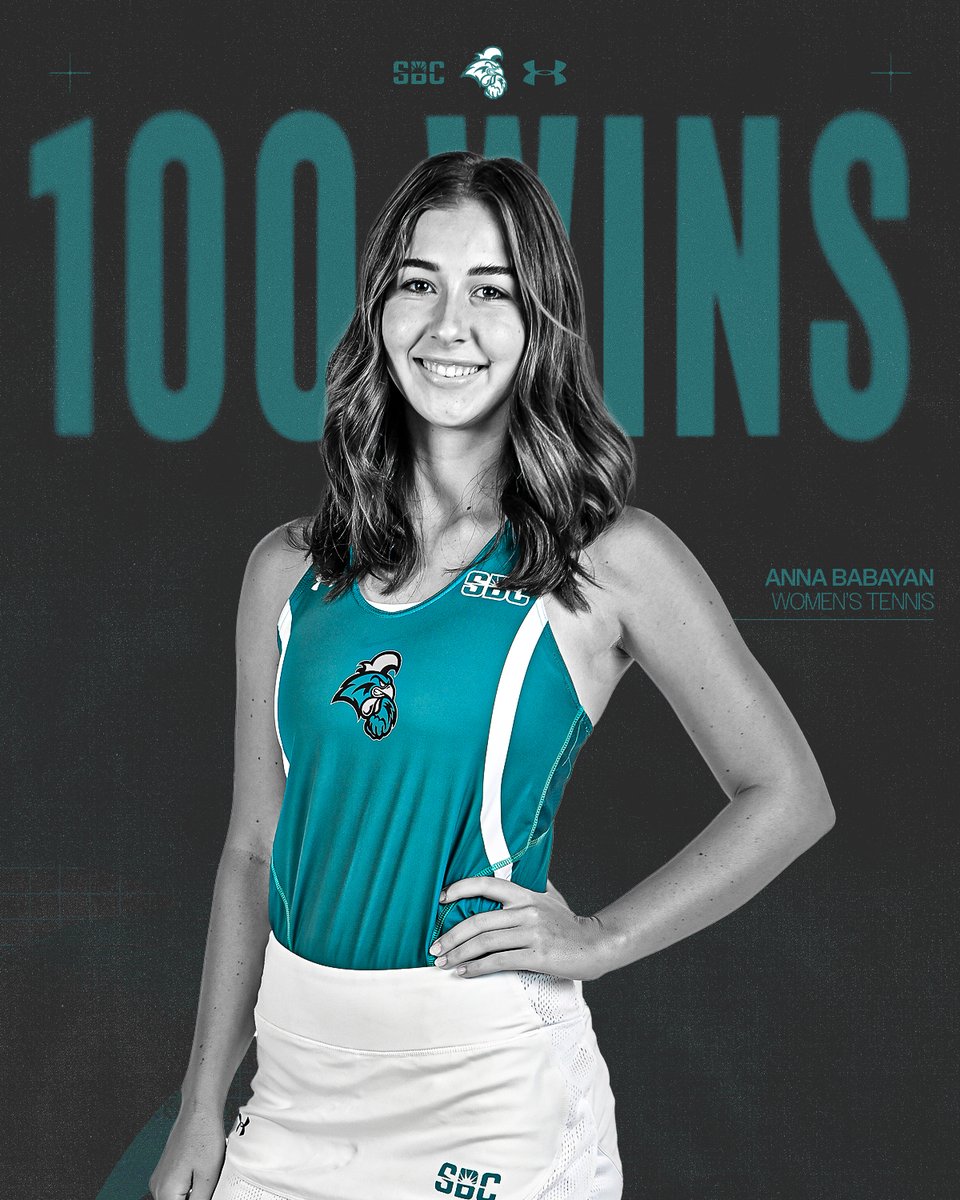 Huge congrats to Anna Babayan for reaching 100 career wins!

#ChantsUp | #TealNation