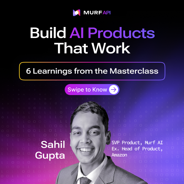 MurfAIStudio's tweet image. Build Products That Actually Work 🚀
6 sharp, practical insights from our latest masterclass for product thinkers and builders.
🧵👇 (1/7)
#murfapi