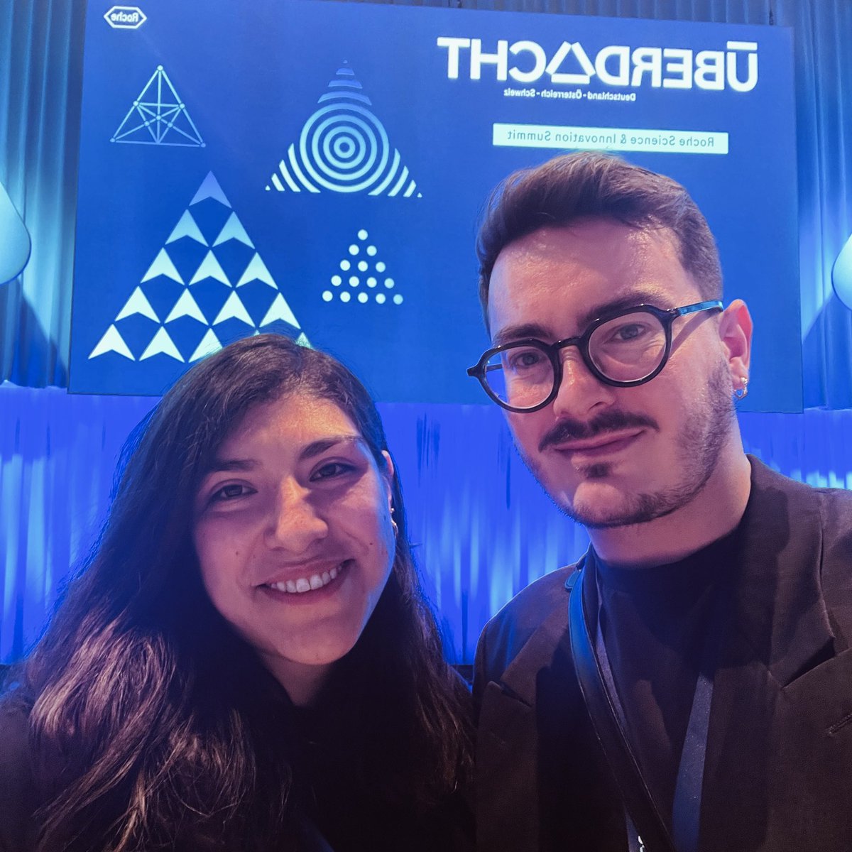 Beim überDACHt-Summit in Basel durften Vania Rodriguez &amp; David Rosenthaler LALUCA vorstellen – unsere real-world Datenplattform für Lungenkrebs. Danke <a href="/Roche/">Roche</a> für die Einladung &amp; den Austausch 💫