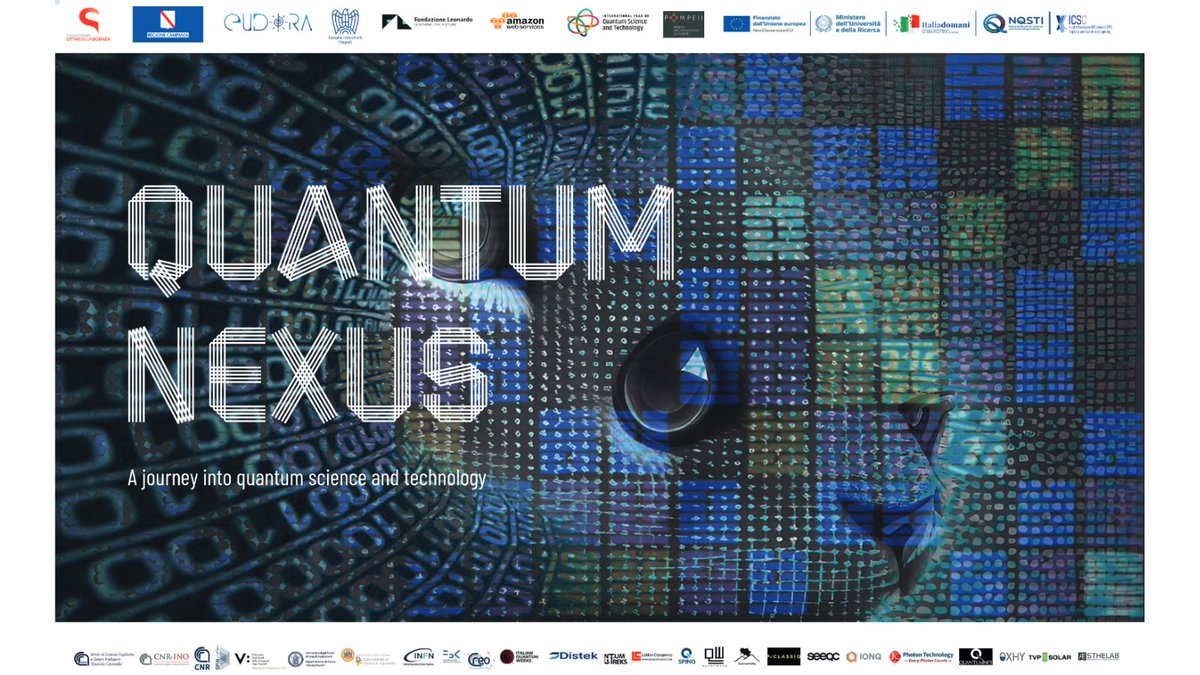 CNR Istituto Nazionale di Ottica (@cnr_ino) on Twitter photo The #Quantum Nexus workshop at <a href="/cittascienza/">Città della Scienza</a> in Napoli on April 9th will focus on the applications of the second quantum revolution. The program will include sessions on quantum science and technology, offering attendees valuable insights into the field.
bit.ly/3QTdVrA The #Quantum Nexus workshop at <a href="/cittascienza/">Città della Scienza</a> in Napoli on April 9th will focus on the applications of the second quantum revolution. The program will include sessions on quantum science and technology, offering attendees valuable insights into the field.
bit.ly/3QTdVrA