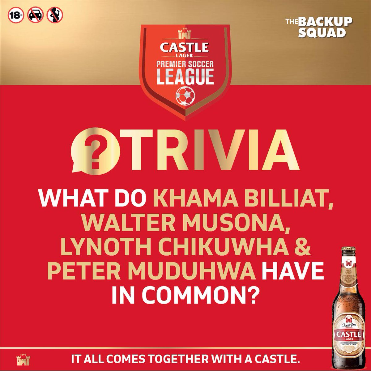 COMPETITION! Win one of FIVE cases of Castle Lager by answering this question.