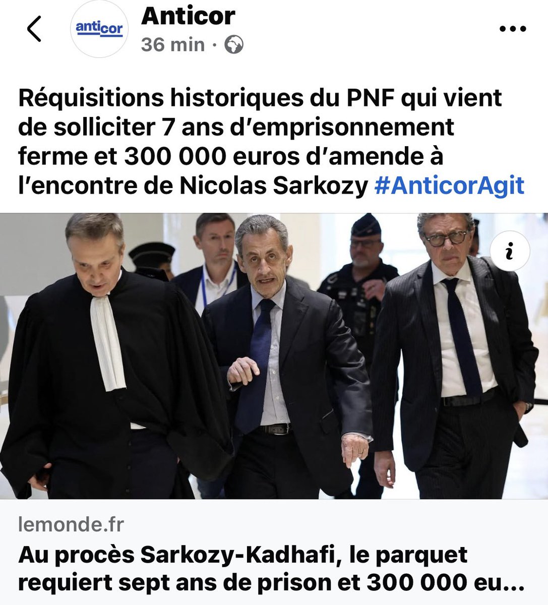 bity06's tweet image. La peine doit été alourdie @NicolasSarkozy doit purger au moins 10 ans fermes pour la côte d ivoire et pour la Libye ! Il mérite la guillo…