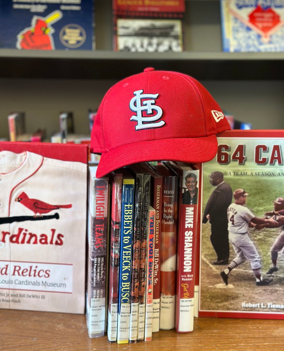 STLpubLibrary's tweet image. Happy #OpeningDay to Cardinals Nation! Wishing @Cardinals a wonderful season. #GoCards