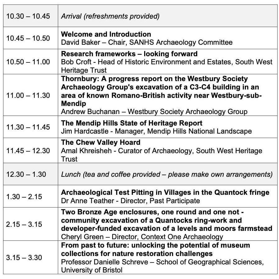 Somerset Archaeological & Natural History Society (@sanhsinsomerset) on Twitter photo This Saturday SANHS is hosting the 2025 Annual Archaeology Day at <a href="/wellsmuseum/">Wells & Mendip Museum</a>.
Tickets will be available on the door.
sanhs.org/event/wells-me… This Saturday SANHS is hosting the 2025 Annual Archaeology Day at <a href="/wellsmuseum/">Wells & Mendip Museum</a>.
Tickets will be available on the door.
sanhs.org/event/wells-me…