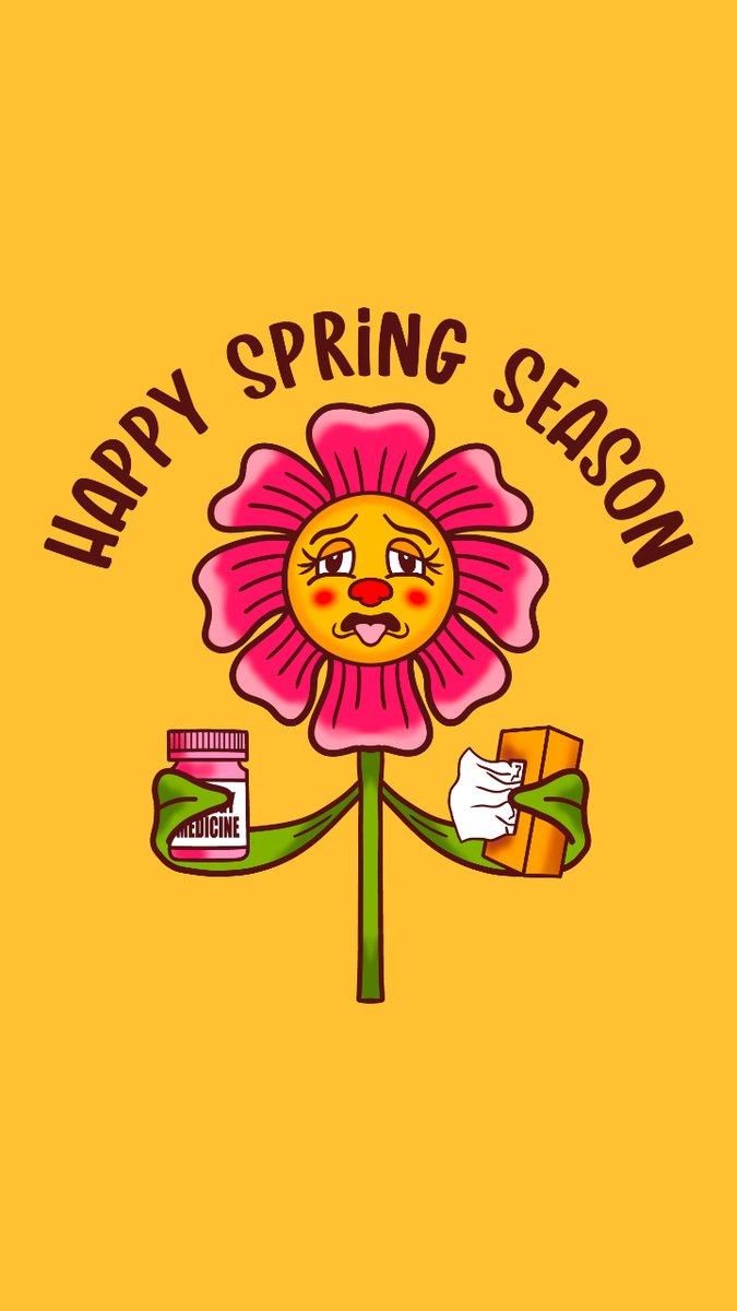 NbDesigns2's tweet image. Happy Allergy Season. #SpringSneezes #AllergySeason #PollenProblems #BloomAndSneeze #SpringAllergies