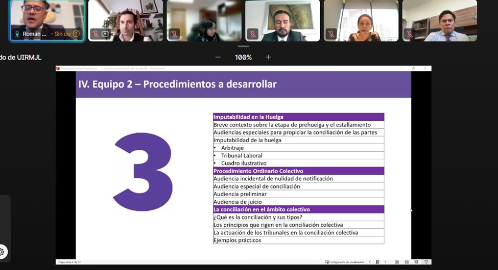 Ayer se llevó a cabo la reunión para darle marcha a la segunda etapa de la creación de las Guías Judiciales de Conducción de Audiencias en Materia Laboral. Agradecemos a la Unidad de Implementación de la Reforma en Materia de Justicia Laboral @CJF_Mx