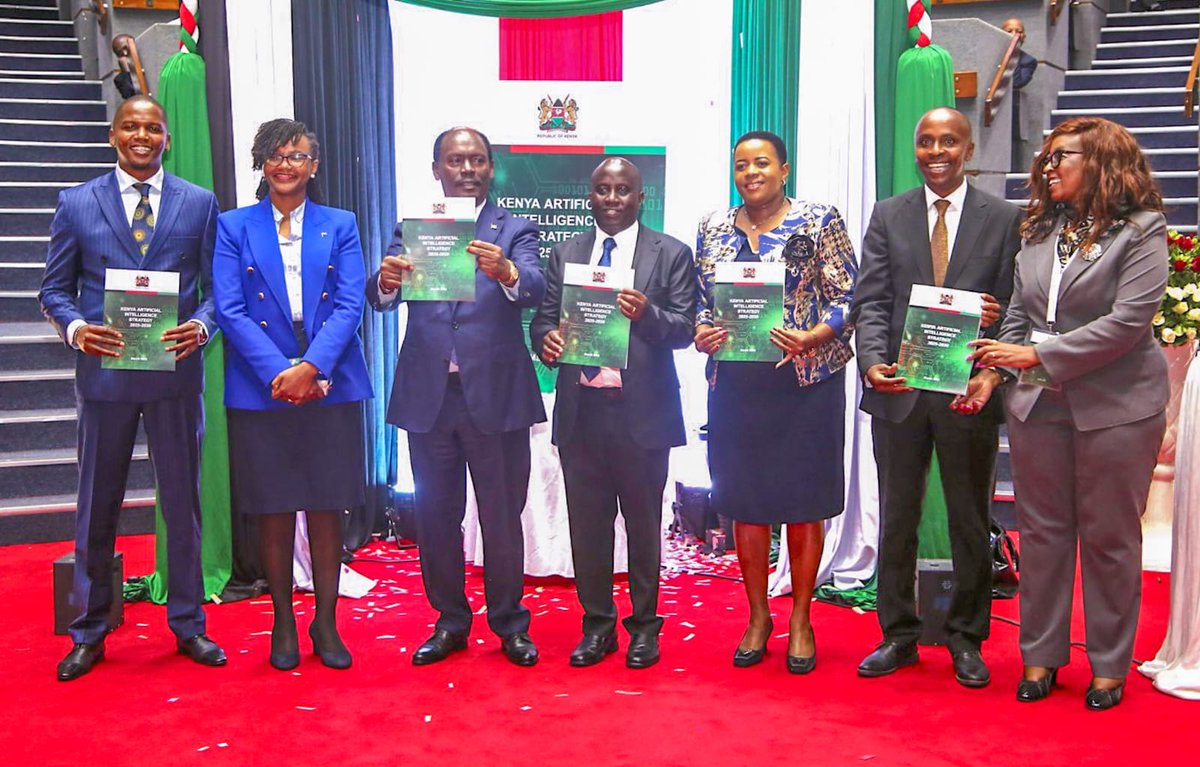 MissMueni's tweet image. I am grateful and honoured to have served as the MC for the launch of the Ministry of Information, Communication &amp;amp; the Digital Economy&apos;s AI Strategy 2025-2030. A huge thank you to the Ministry’s leadership for their trust, my colleagues for their support.
#AIforthefuture