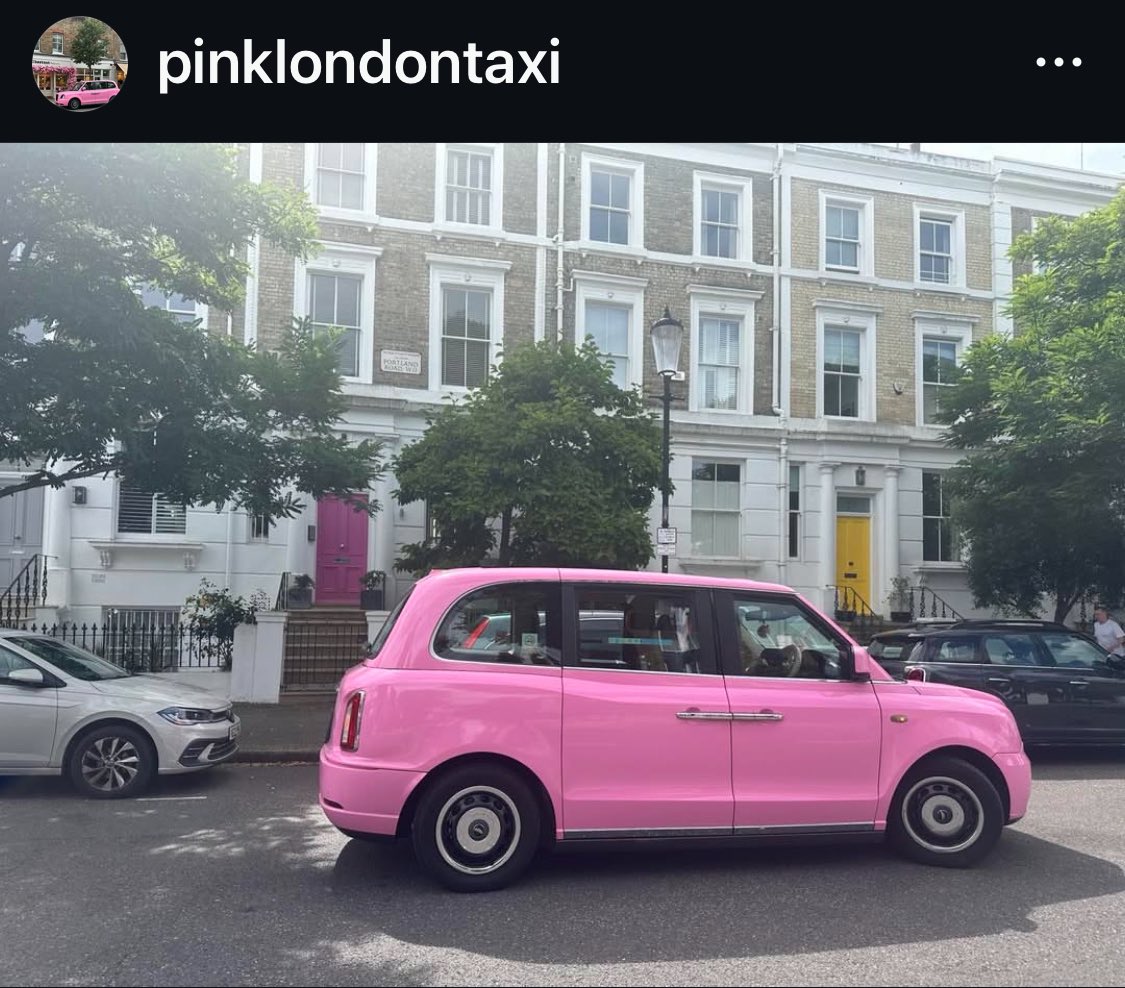 this is what she picked him up in, I’ve never seen a more harry styles car in my LIFE 😭😭