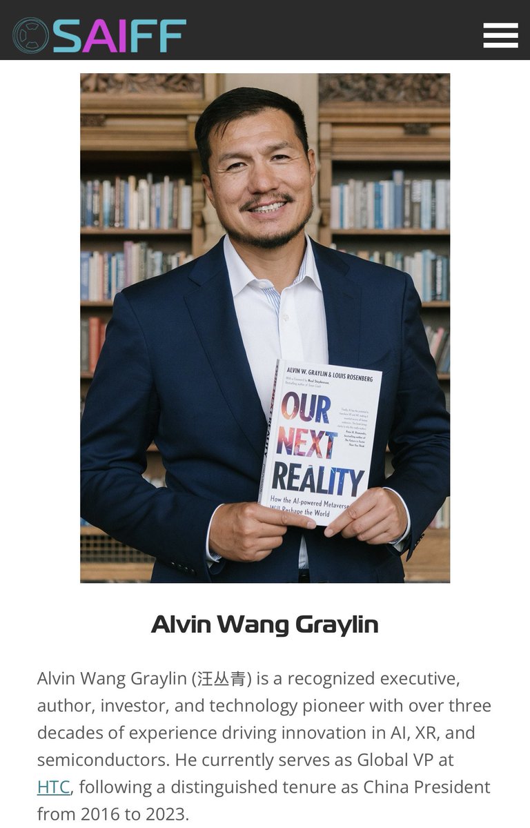 AGraylin's tweet photo. Looking forward to speaking and being a juror for the Seattle AI Film Festival (#SAIFF) this weekend. 🎞️ I’ve gotten to preview a number of films and it’s amazing what the filmmakers have done with no cameras and #AI tools alone. 👍👍 There are long form films that’s over an hour long. Come by if you’re in the #Seattle area. 

Congrats John du Pre Gauntt for putting together a great collection of content! 🚀

👇
https://t.co/MWa2lCsa5H