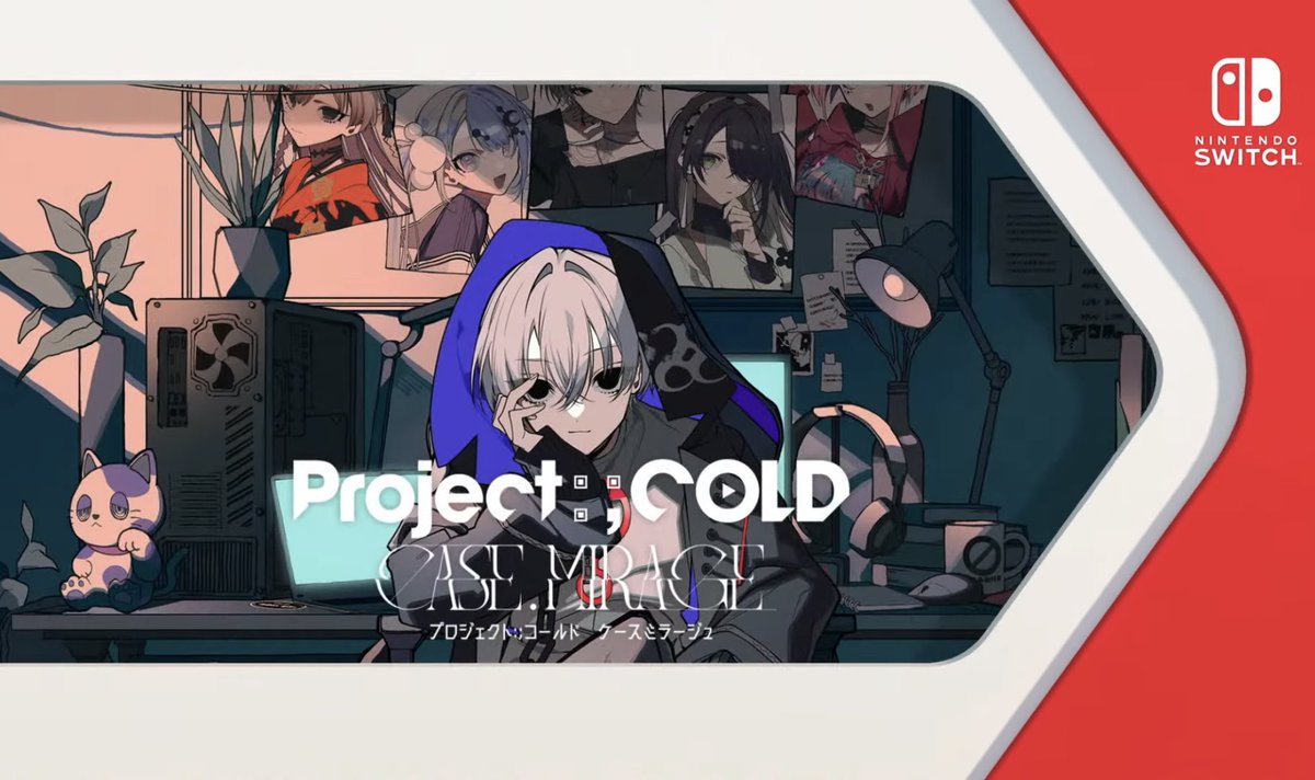 key_999's tweet photo. 仮眠とっててニンダイ出遅れました
ニンダイにて発表されたこちら『Project:;COLD case.mirage』
キービジュアル・キャラクターデザイン担当させていただいてます！
プロコがゲームになりました、ありがとうございます
#ProjectCOLD https://t.co/zi2exNrBYT