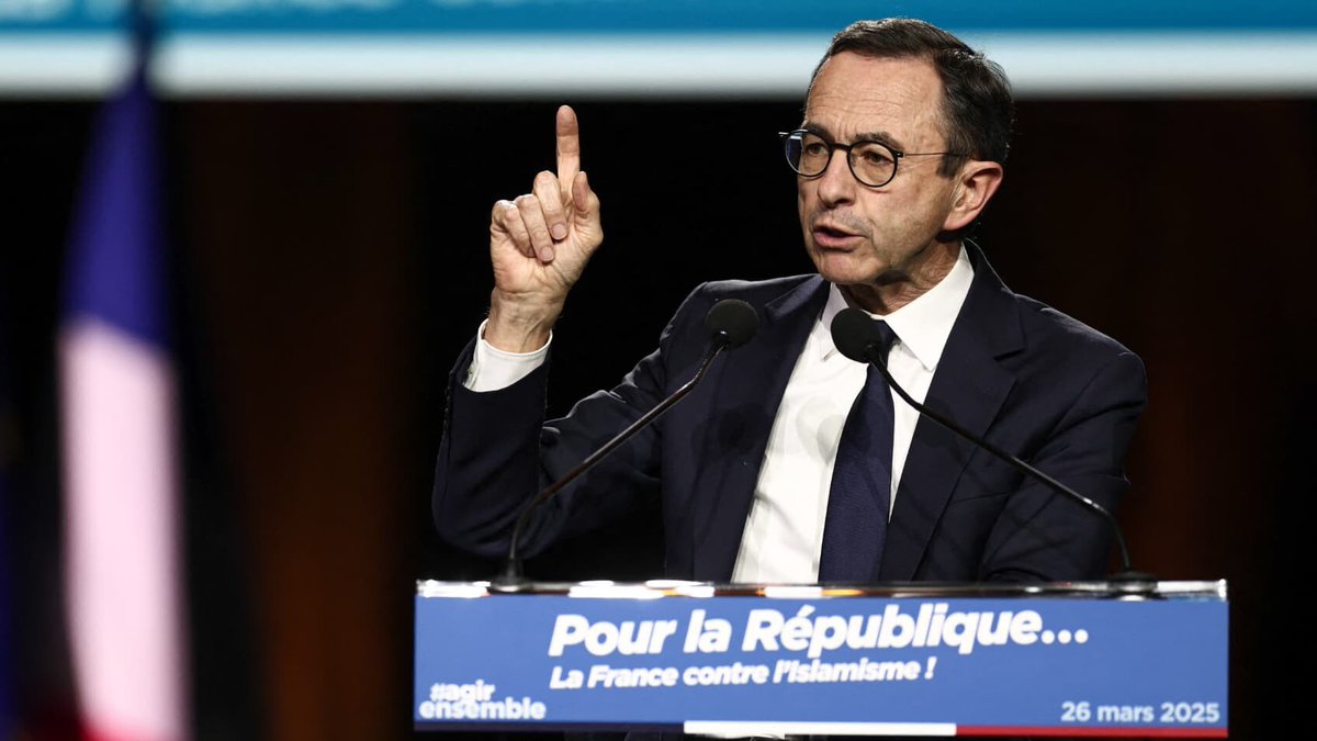 Cagnes-sur-Mer: Bruno Retailleau rassemble ses troupes fin avril en marge de la course à la présidence des LR
l.bfmtv.com/NTzs