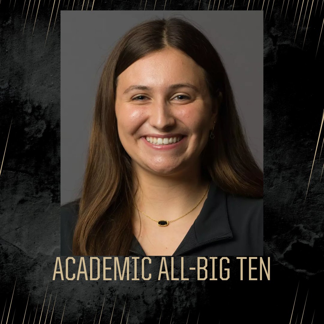 Congratulations to Caitlin Hurley! Caitlin is a Sophomore in Industrial Engineering and a member of the Women's Swimming &amp; Diving team. Caitlin has been named to the Academic All-Big Ten team.