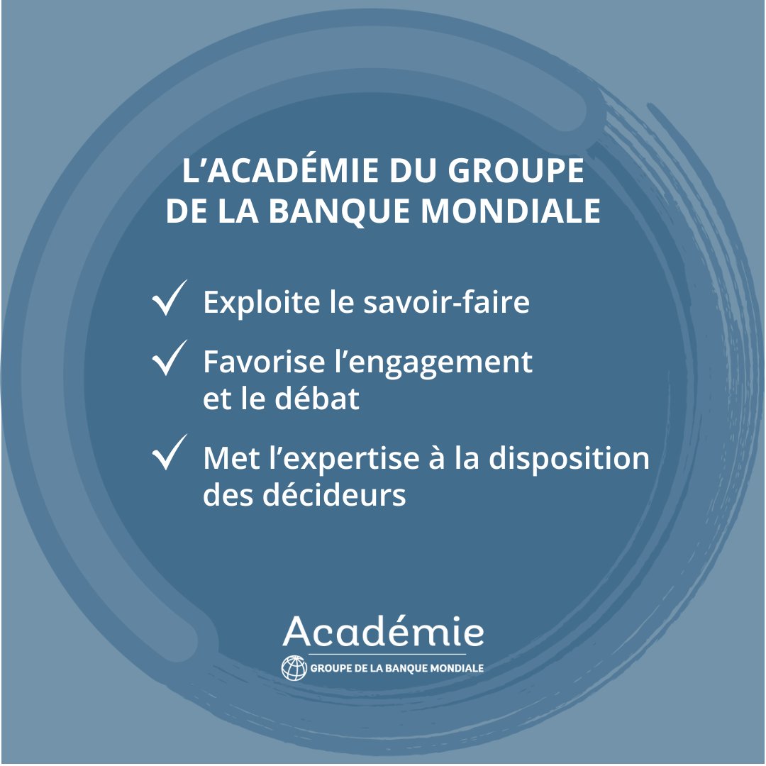 Banque mondiale AFR (@bm_afrique) on Twitter photo La nouvelle Académie du Groupe de la <a href="/Banquemondiale/">Banque mondiale</a> :
✅ Développe des compétences, des connaissances et une expertise en développement
✅ Favorise l'engagement et le débat
✅ Utilise les dernières technologies
En savoir + dans le blog d’<a href="/AxelVT_WB/">Axel van Trotsenburg</a> : wrld.bg/tzwR50VoX6E La nouvelle Académie du Groupe de la <a href="/Banquemondiale/">Banque mondiale</a> :
✅ Développe des compétences, des connaissances et une expertise en développement
✅ Favorise l'engagement et le débat
✅ Utilise les dernières technologies
En savoir + dans le blog d’<a href="/AxelVT_WB/">Axel van Trotsenburg</a> : wrld.bg/tzwR50VoX6E
