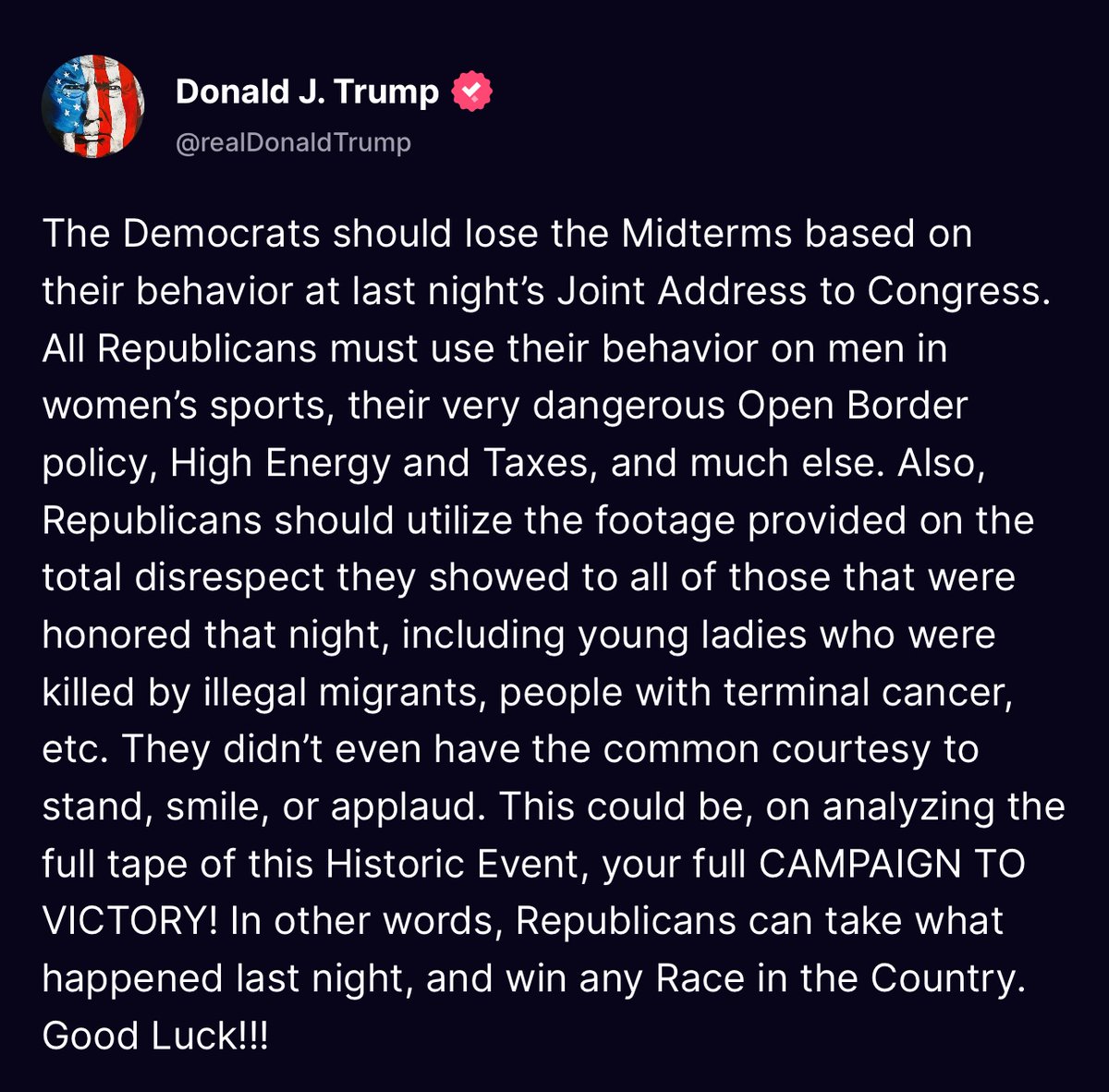 Trump just ROASTED the Democrats