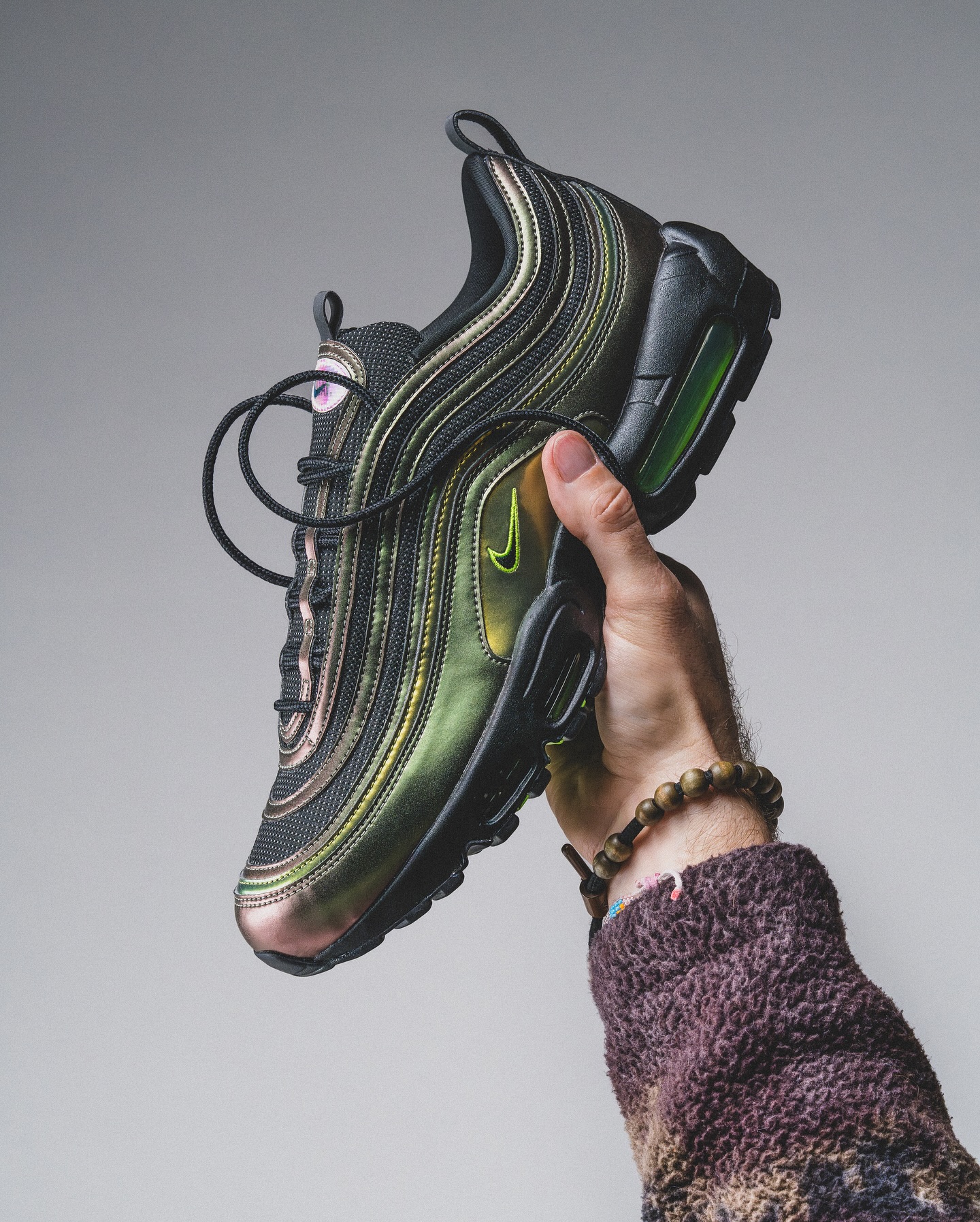 靴 AIR MAX 95 97 Ducks Feather LIGHTNING Air Max 95/97 - 'University of Oregon Lightning' PE