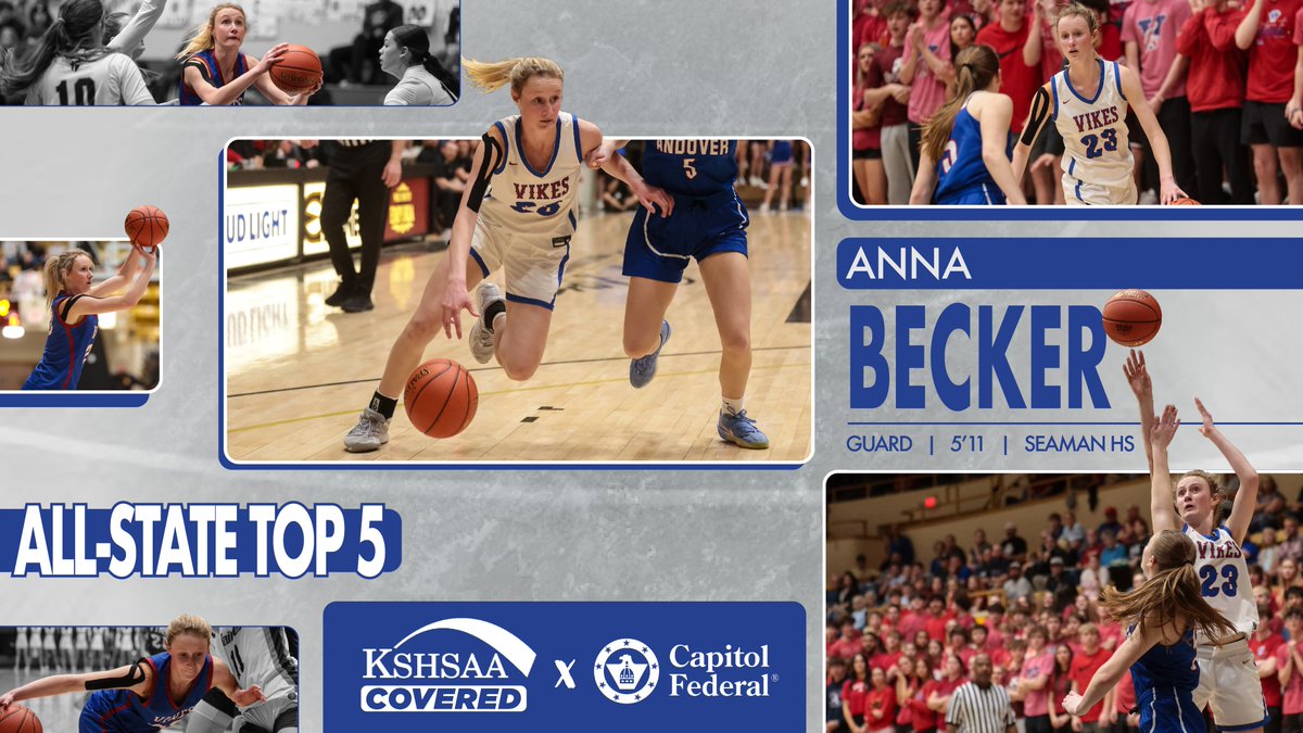 Brent Maycock (@brentkshsaa) on Twitter photo Girls All-State Top 5 selection
Anna Becker, Seaman
16.4 ppg, 4.9 apg, 2 spg
Fun fact: Is Seaman's career leader in scoring, assists and steals
#KSHSAACovered
<a href="/ladyvike_bball/">Seaman Lady Vikings Bball</a> <a href="/AnnaBecker06/">Anna Becker</a> Girls All-State Top 5 selection
Anna Becker, Seaman
16.4 ppg, 4.9 apg, 2 spg
Fun fact: Is Seaman's career leader in scoring, assists and steals
#KSHSAACovered
<a href="/ladyvike_bball/">Seaman Lady Vikings Bball</a> <a href="/AnnaBecker06/">Anna Becker</a>