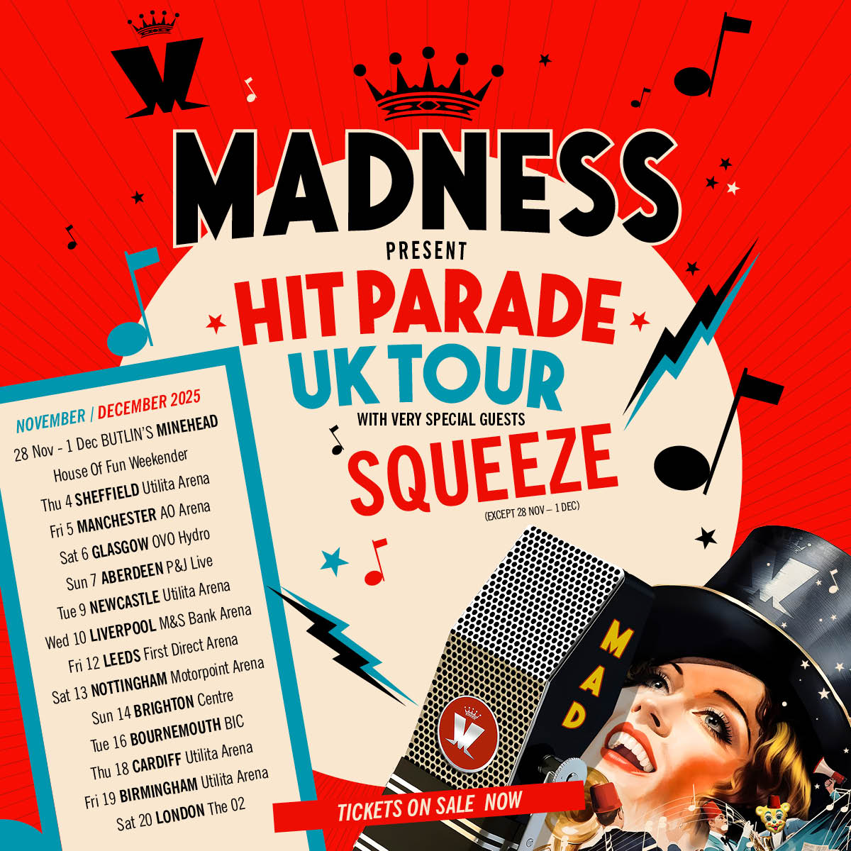 We're joining Madness on their UK arena tour this December - tickets are on sale now! lnk.to/Madness2025