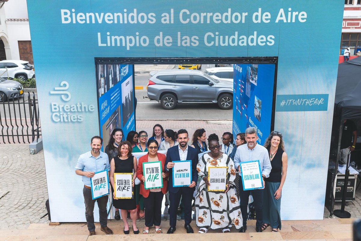 Mete Coban MBE (@metecoban92) on Twitter photo From London to Bogota, and Accra to Jakarta, cities are stepping up to lead the way on climate action.
Brilliant to visit <a href="/BreatheCities/">Breathe Cities</a>’ Clean Air Corridor bringing together cities and campaigners to highlight the power of collaboration <a href="/c40cities/">C40 Cities</a> ✊🏼✊🏾 From London to Bogota, and Accra to Jakarta, cities are stepping up to lead the way on climate action.
Brilliant to visit <a href="/BreatheCities/">Breathe Cities</a>’ Clean Air Corridor bringing together cities and campaigners to highlight the power of collaboration <a href="/c40cities/">C40 Cities</a> ✊🏼✊🏾