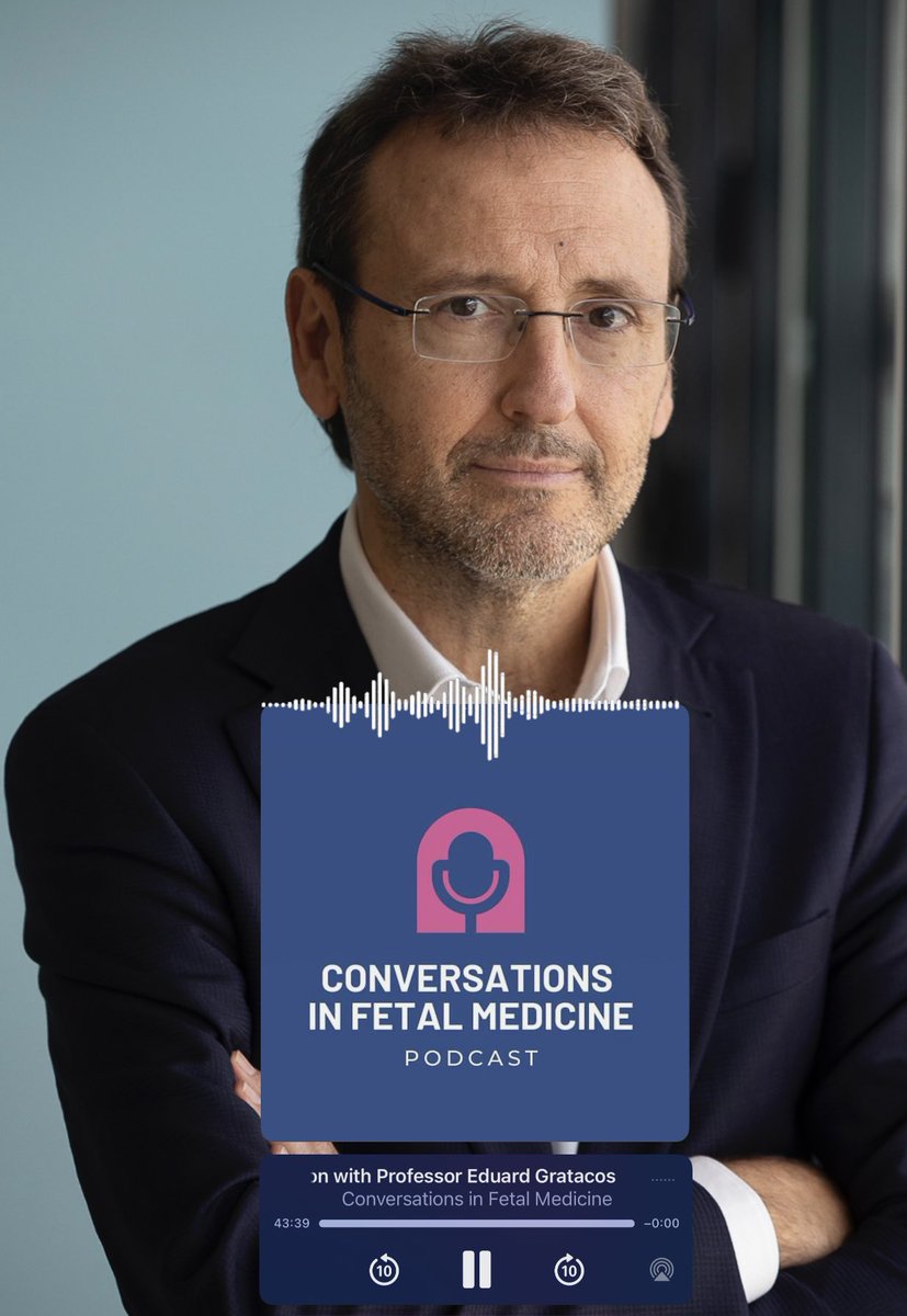 Fetal Medicine Barcelona (@medfetalbcn) on Twitter photo “One of the qualities I look for is strong human attributes not just medical skills, but also emotional intelligence and teamwork”
🔊 Listen to <a href="/janecurrie/">Jane Currie</a>’s podcast with <a href="/GratacosEduard/">Eduard Gratacós</a>: hear from his perspective as a leading academic in fetal medicine
buzzsprout.com/2104772/episod… “One of the qualities I look for is strong human attributes not just medical skills, but also emotional intelligence and teamwork”
🔊 Listen to <a href="/janecurrie/">Jane Currie</a>’s podcast with <a href="/GratacosEduard/">Eduard Gratacós</a>: hear from his perspective as a leading academic in fetal medicine
buzzsprout.com/2104772/episod…