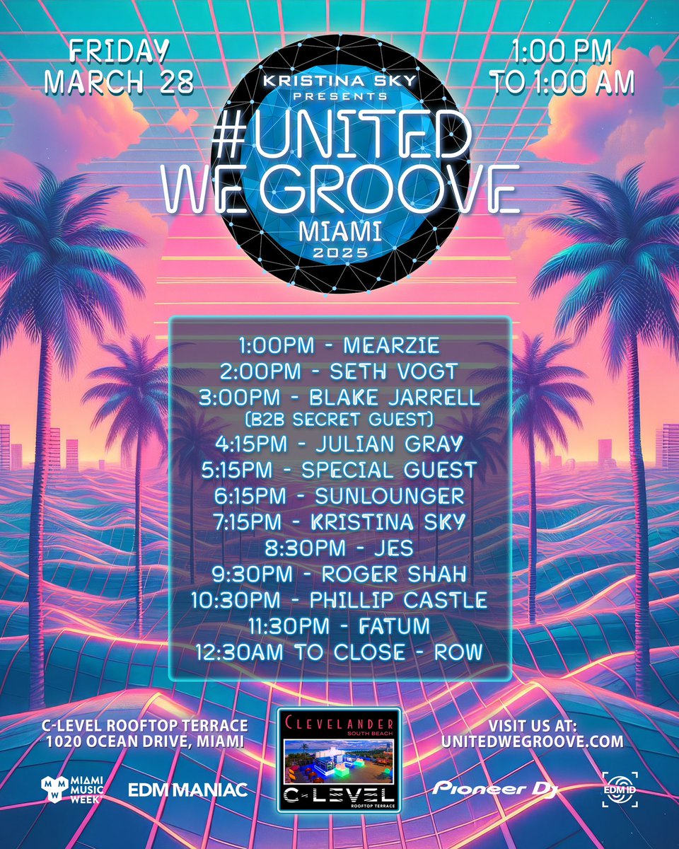 Kristina Sky ✨☁️🌛 (@kristinasky) on Twitter photo family reunion on the Miami rooftop tmrw 🌴
free w/ rsvp: bit.ly/UnitedWeGroove… <a href="/UnitedWeGroove_/">UnitedWeGroove</a> <a href="/MiamiMusicWeek/">Miami Music Week</a> 🌅 family reunion on the Miami rooftop tmrw 🌴
free w/ rsvp: bit.ly/UnitedWeGroove… <a href="/UnitedWeGroove_/">UnitedWeGroove</a> <a href="/MiamiMusicWeek/">Miami Music Week</a> 🌅