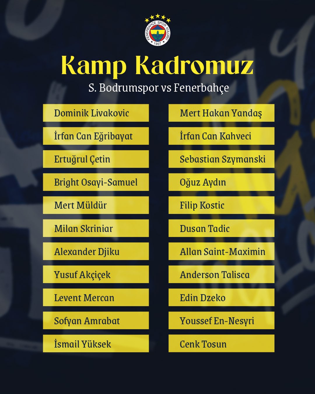 kamp kadrosu