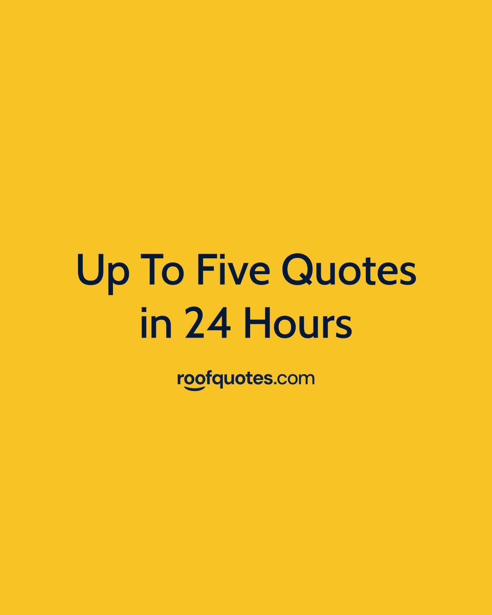 roofquotes's tweet image. Get up to five quotes in just 24 hours! ⏳🏡 Don't waste time searching—compare and save today. #RoofQuotes #FastQuotes #SaveMoney