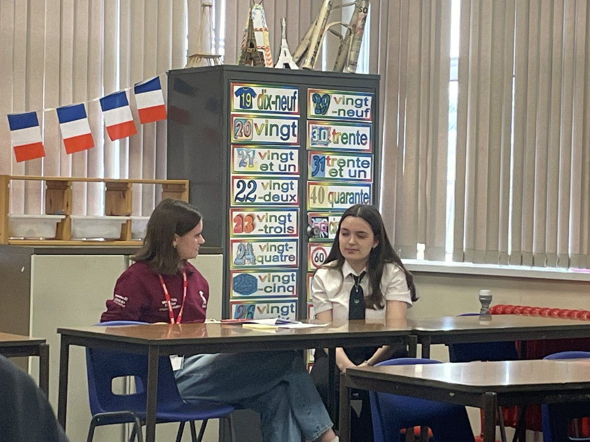 Proud to see and hear past and present students speaking French so fluently 😊<a href="/bedwashighsch/">Bedwas High School</a> <a href="/BedwasLanguages/">Bedwas Languages</a>