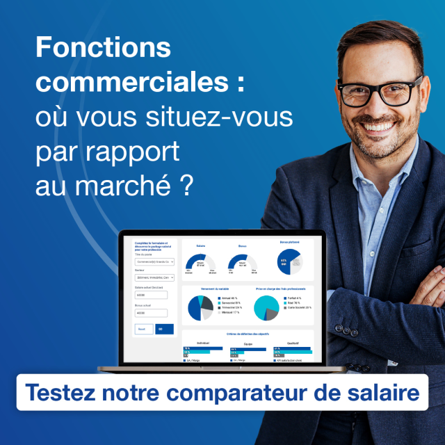 Commerciaux : testez notre comparateur de salaire