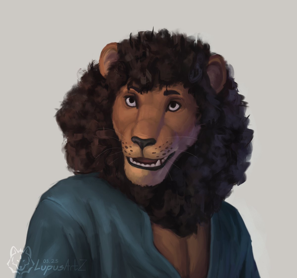 C. Lupus (@lupusartz) on Twitter photo comm for domino! 🦁 comm for domino! 🦁