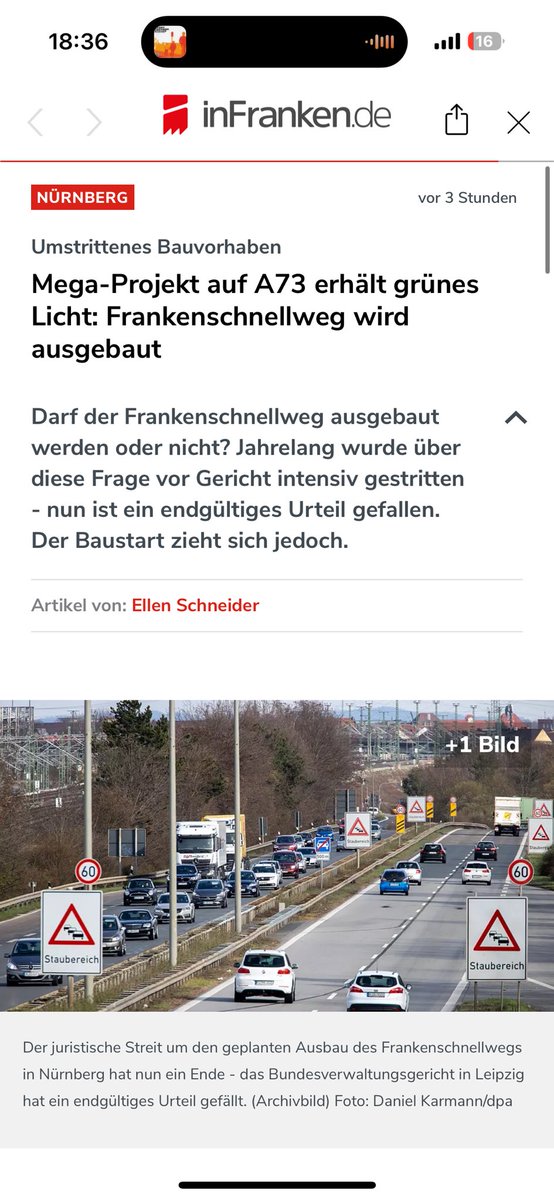 Nachdem das Projekt seit 35 Jahren blockiert wird wirkt diese Nachricht fast schon unwirklich