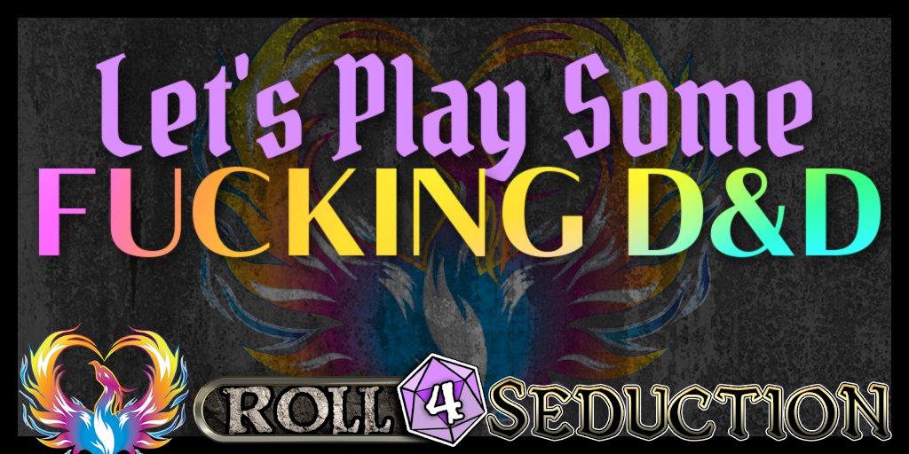Ayli Katt (@aylikatt) on Twitter photo If you're a sex worker with a passion for D&D and other ttrpgs, we're opening (paid) auditions for a new <a href="/RollSeduction/">Roll For Seduction</a> cast member!
Please retweet and tag your sw friends. All genders and bodies are welcome!
Check out the form:
forms.gle/AE71ZxdxTJpWS1… If you're a sex worker with a passion for D&D and other ttrpgs, we're opening (paid) auditions for a new <a href="/RollSeduction/">Roll For Seduction</a> cast member!
Please retweet and tag your sw friends. All genders and bodies are welcome!
Check out the form:
forms.gle/AE71ZxdxTJpWS1…