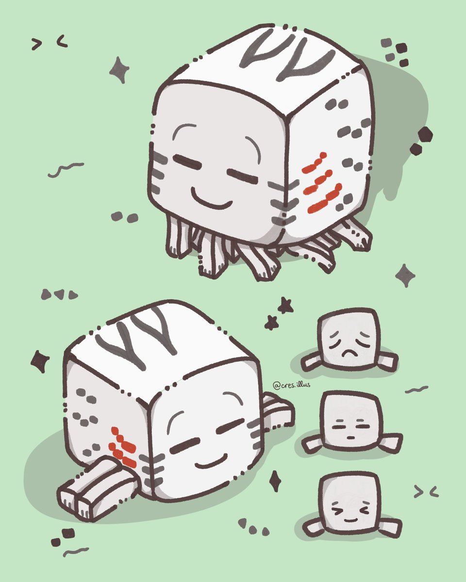 cres_illus's tweet photo. I don't play Minecraft but didn't expect the half-horror game to release something cute 🥹 #ghastling #ghast #minecraft #draw #drawing #illustrations #minecraftdrawing #cute https://t.co/GOHy8RK2z2