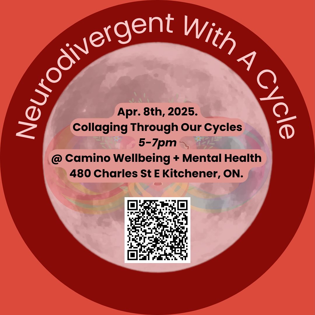 If you are 11-17, gender diverse and/or neurodiverse come collage through your cycle with us. Register here: forms.gle/tT7SHNfjm5NPvt… #neurodiversity #genderdiverse #moontime #menustrationmatters #youth
