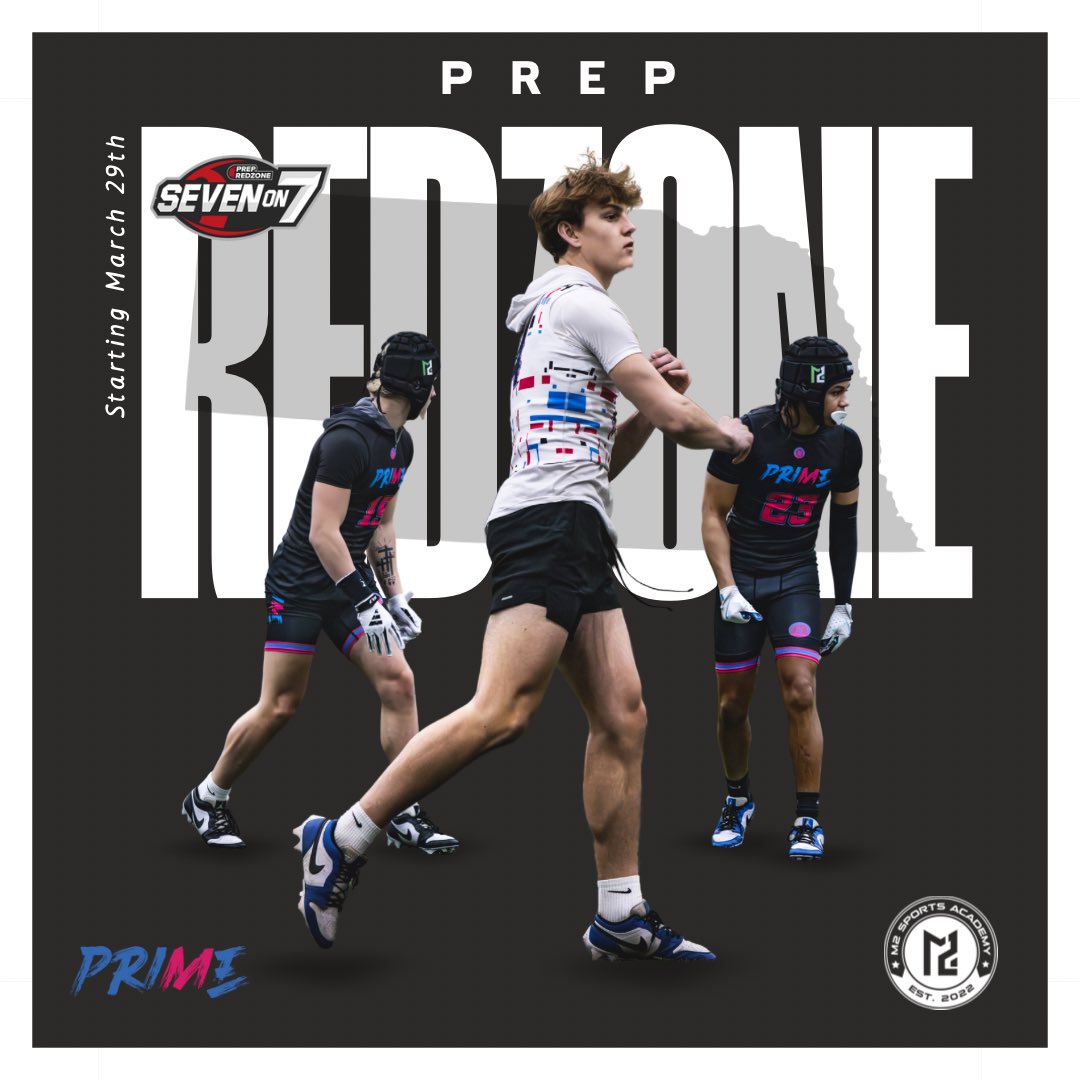M2 Sports Academy (@m2_performance) on Twitter photo M2 Prime 18u travels to Nebraska for The Gateway to the West tournament.
Schedule
Sioux Falls Sharks @ M2 Prime - 5:00pm
Epic 7 @ M2 Prime - 5:30pm
Iowa Insanity @ M2 Prime - 7:00pm
<a href="/M2prime7v7/">M2Prime7v7</a> <a href="/PrepRedzone/">Prep Redzone 🏈</a> M2 Prime 18u travels to Nebraska for The Gateway to the West tournament.
Schedule
Sioux Falls Sharks @ M2 Prime - 5:00pm
Epic 7 @ M2 Prime - 5:30pm
Iowa Insanity @ M2 Prime - 7:00pm
<a href="/M2prime7v7/">M2Prime7v7</a> <a href="/PrepRedzone/">Prep Redzone 🏈</a>