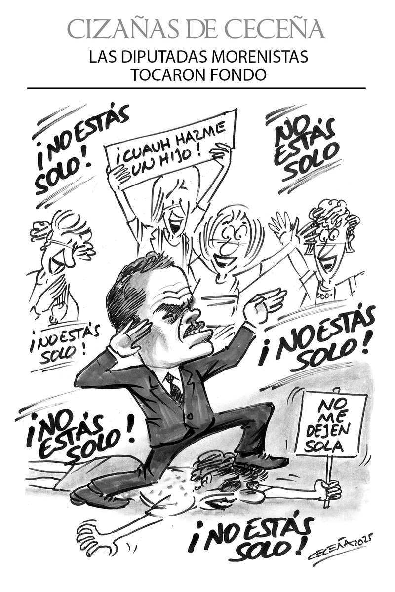 GilbertoCecenaN's tweet photo. Cizañas de Ceceña:
LAS DIPUTADAS MORENISTAS TOCARON FONDO
#carton #GilbertoCeceña #CizañasdeCeceña https://t.co/sPrNqhyA1R