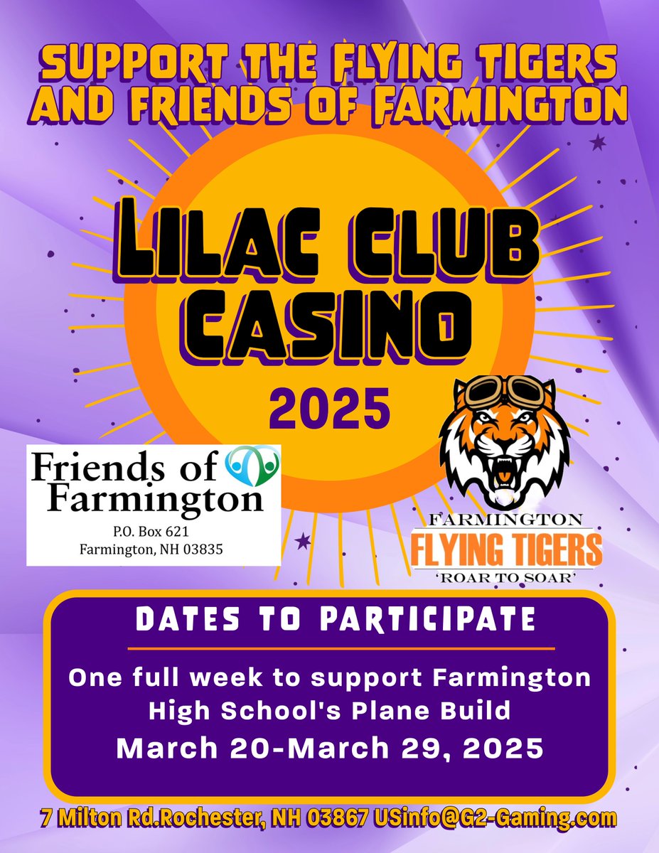 Just a few days left to support students in the FHS Plane Build Program!  Go Flying Tigers!!