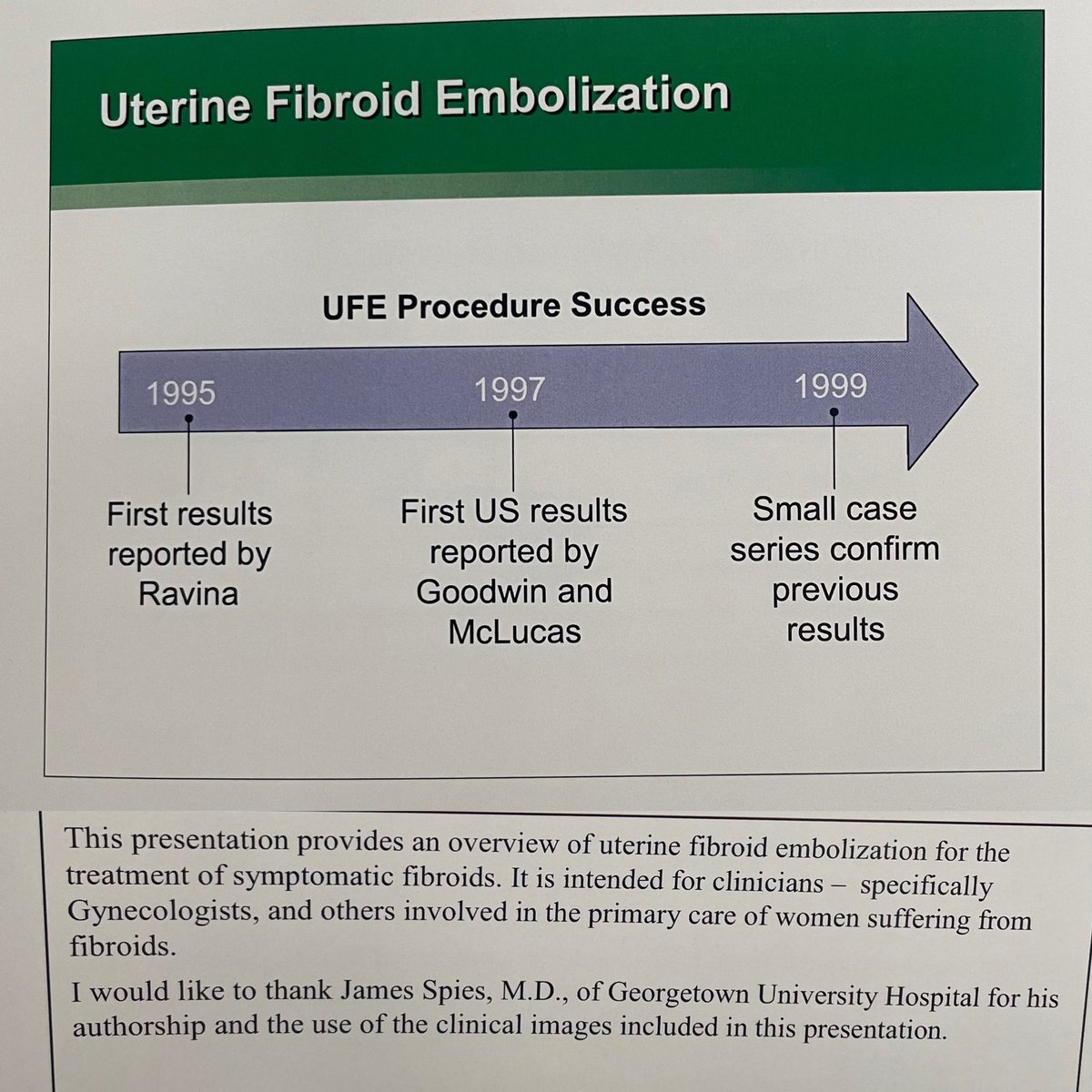 drcostantino (@drcostantino1) on Twitter photo Came across an old book re UFE, saved because written by a very important mentor. (Dr Spies)
What strikes me is how long UFE has been around, but how few women hear about it during their āinformed consentā for surgical treatment.
<a href="/DrLipman1/">Dr. John Lipman</a> <a href="/drmcumming/">Michael Cumming</a> <a href="/GokeIRDoc/">Goke Akinwande</a> <a href="/SIRspecialists/">Society of Interventional Radiology</a> Came across an old book re UFE, saved because written by a very important mentor. (Dr Spies)
What strikes me is how long UFE has been around, but how few women hear about it during their āinformed consentā for surgical treatment.
<a href="/DrLipman1/">Dr. John Lipman</a> <a href="/drmcumming/">Michael Cumming</a> <a href="/GokeIRDoc/">Goke Akinwande</a> <a href="/SIRspecialists/">Society of Interventional Radiology</a>
