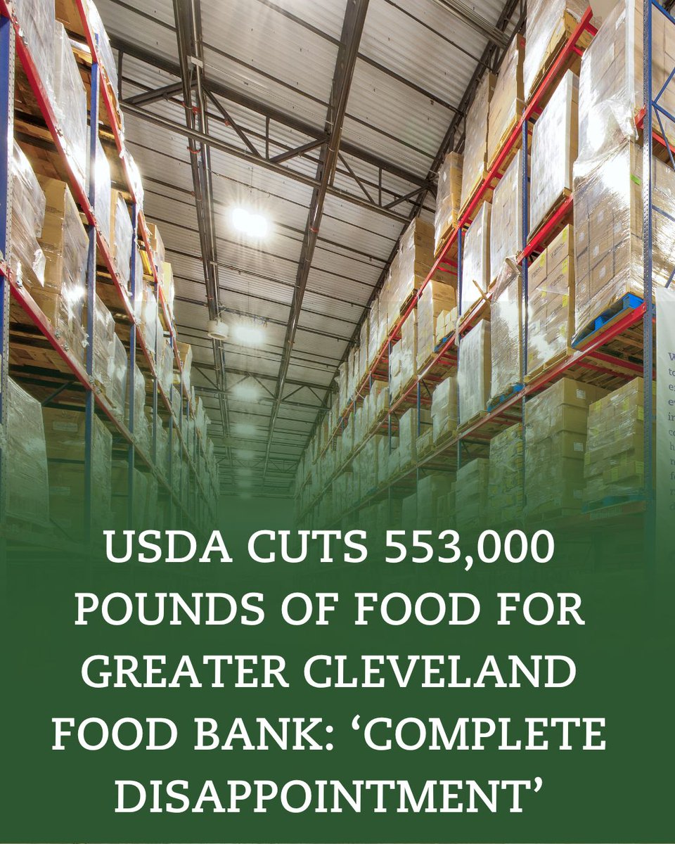 The Greater Cleveland Food Bank is closely monitoring recent developments regarding our USDA Commodity Credit Corporation (CCC) food orders. The program has been a crucial help to the Greater Cleveland Food Bank for several years going back to before the pandemic.
