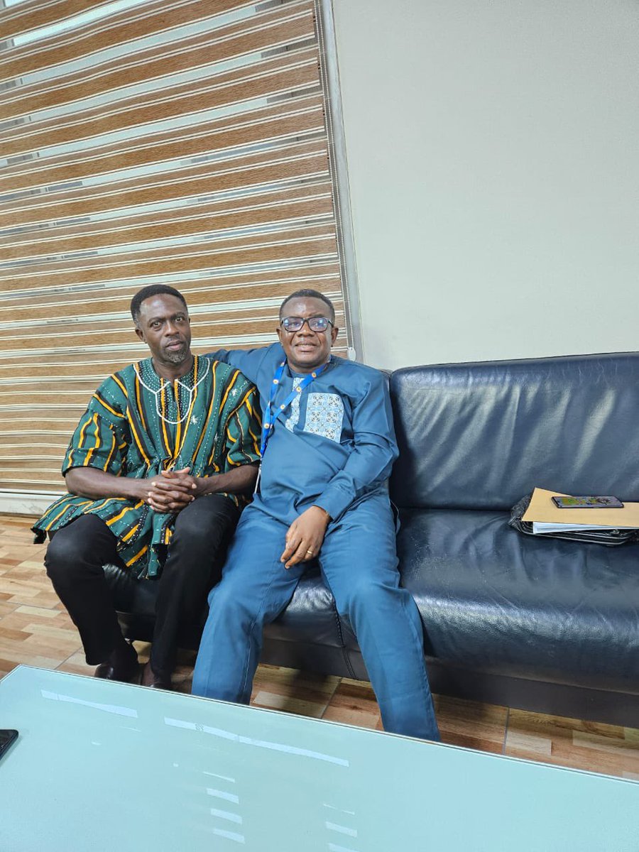 edemkpotosu's tweet photo. Today, I had the honor of hosting the Municipal Chief Executive (MCE) nominee for Ho Municipal Assembly, Mr. Stephen Adom, at Parliament House.
I warmly welcomed him and congratulated him on his nomination. We had a productive discussion on the #HoCentral and #HoMunicipal agenda https://t.co/M8yEuMvyO3